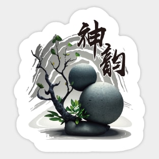 crazy zen meaning Sticker